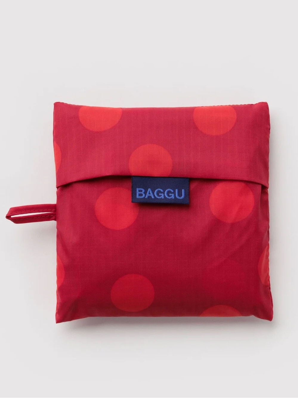 BAGGU Big Baggu In Red Polka Dot